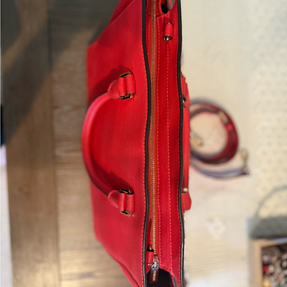 Michael Kors Selma Satchel Red Women's Crossbody/HandBag - Picture 4 of 4
